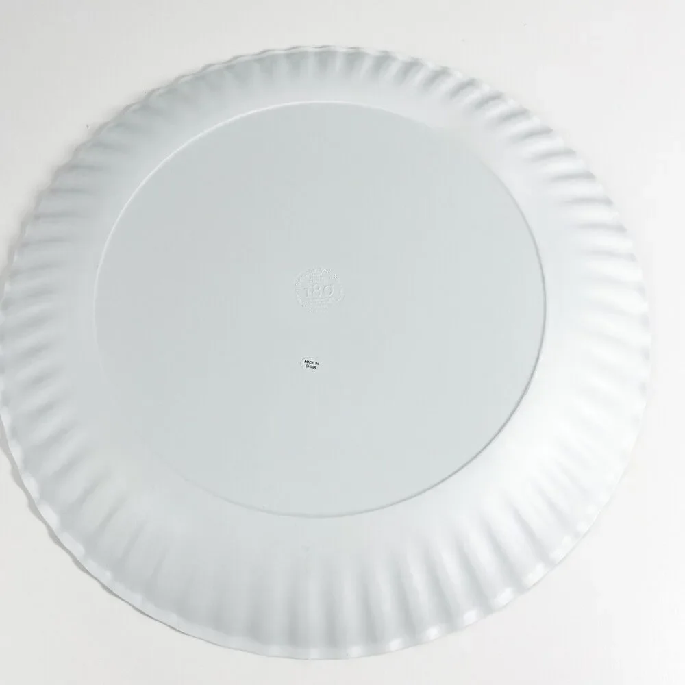 Melamine Gnome And Candy Cane Serving Plate Platter 16” NEW